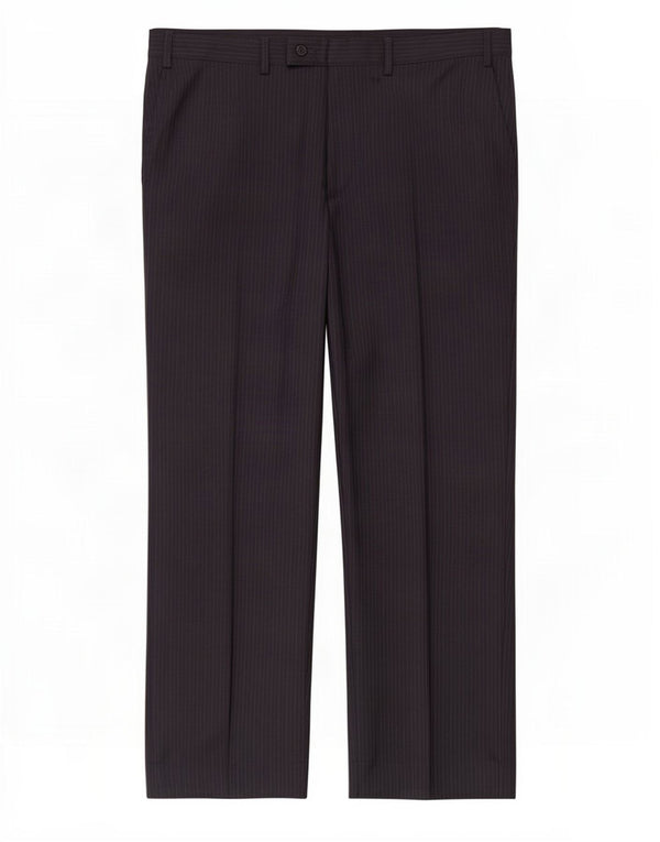 Marks & Spencer Herre Regular Fit Suit Bukser W38 L29 Marineblå nålestribe