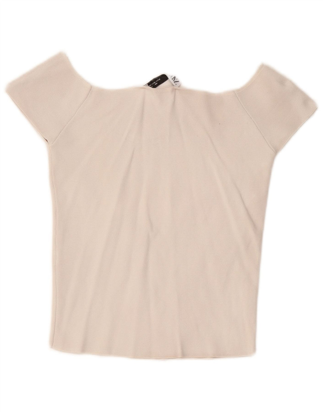Zara Dame Off Shoulder Top UK 12 Medium White