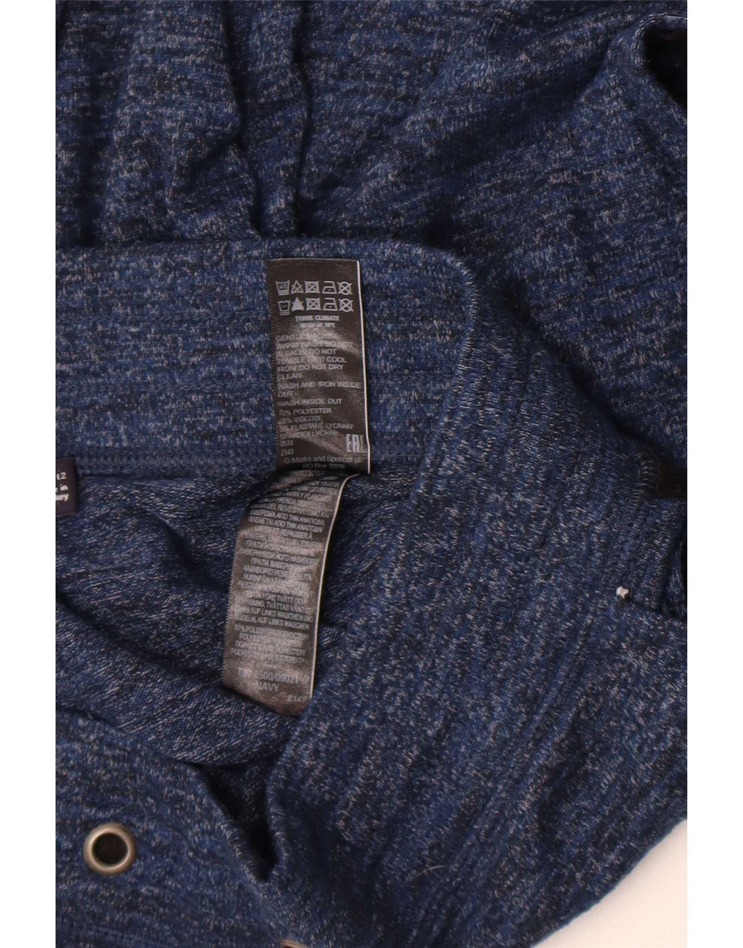 Marks & Spencer Træningsdragt til kvinder Joggers UK 12 Medium Navy Blue