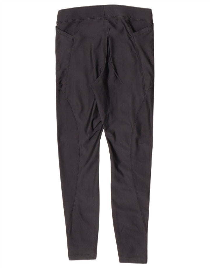 Nike Dame Dri Fit Leggings UK 8 Small Black Polyester