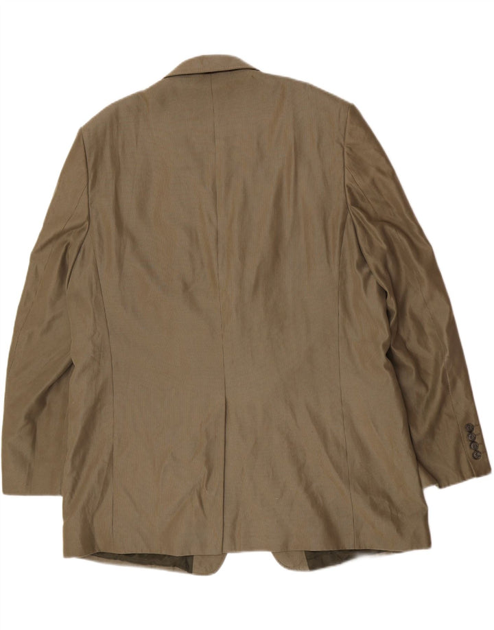 Marks & Spencer Herre lang 2-knaps blazerjakke UK 48 2XL Grøn polyester