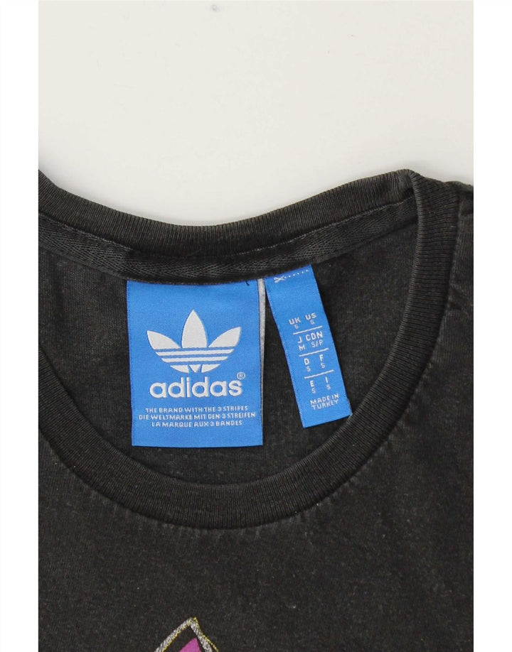 Adidas Grafisk T-shirt top til mænd, lille grå