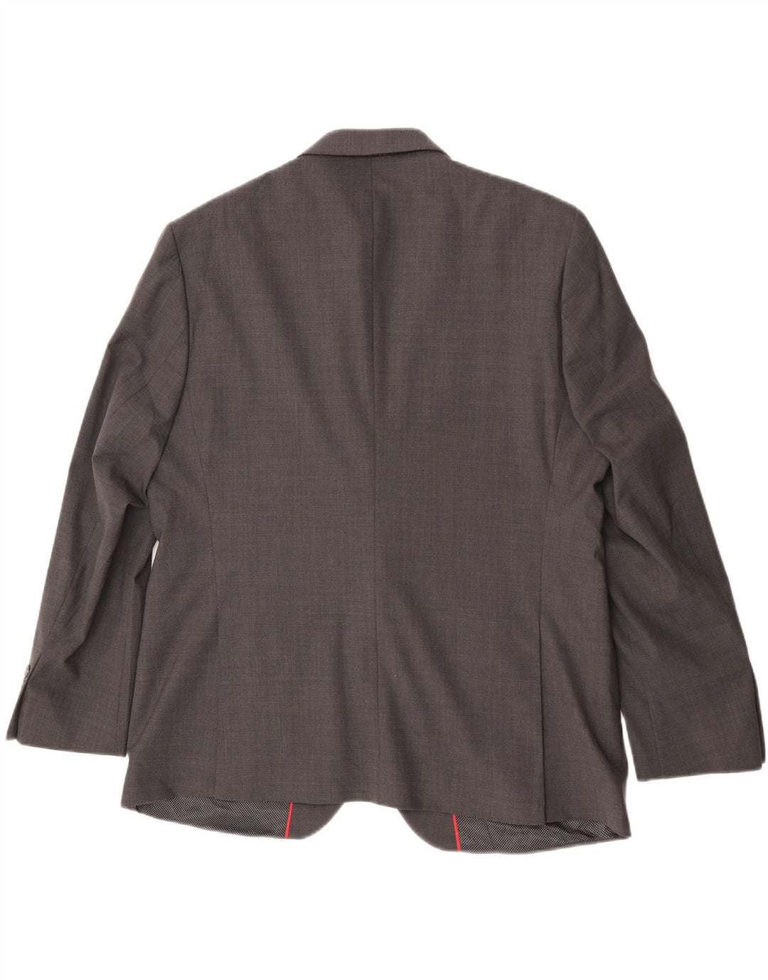 Marks & Spencer Herre 2-knaps blazerjakke UK 44 XL Grå ternet uld