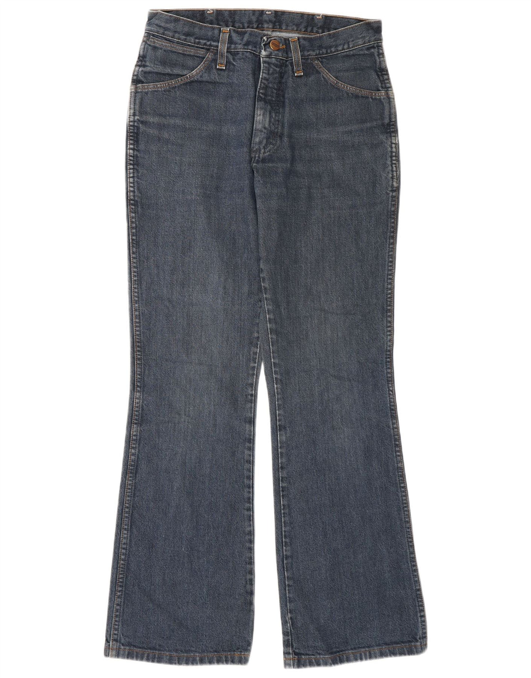 Wrangler Dame Bootcut Jeans W32 L32 Blå Bomuld