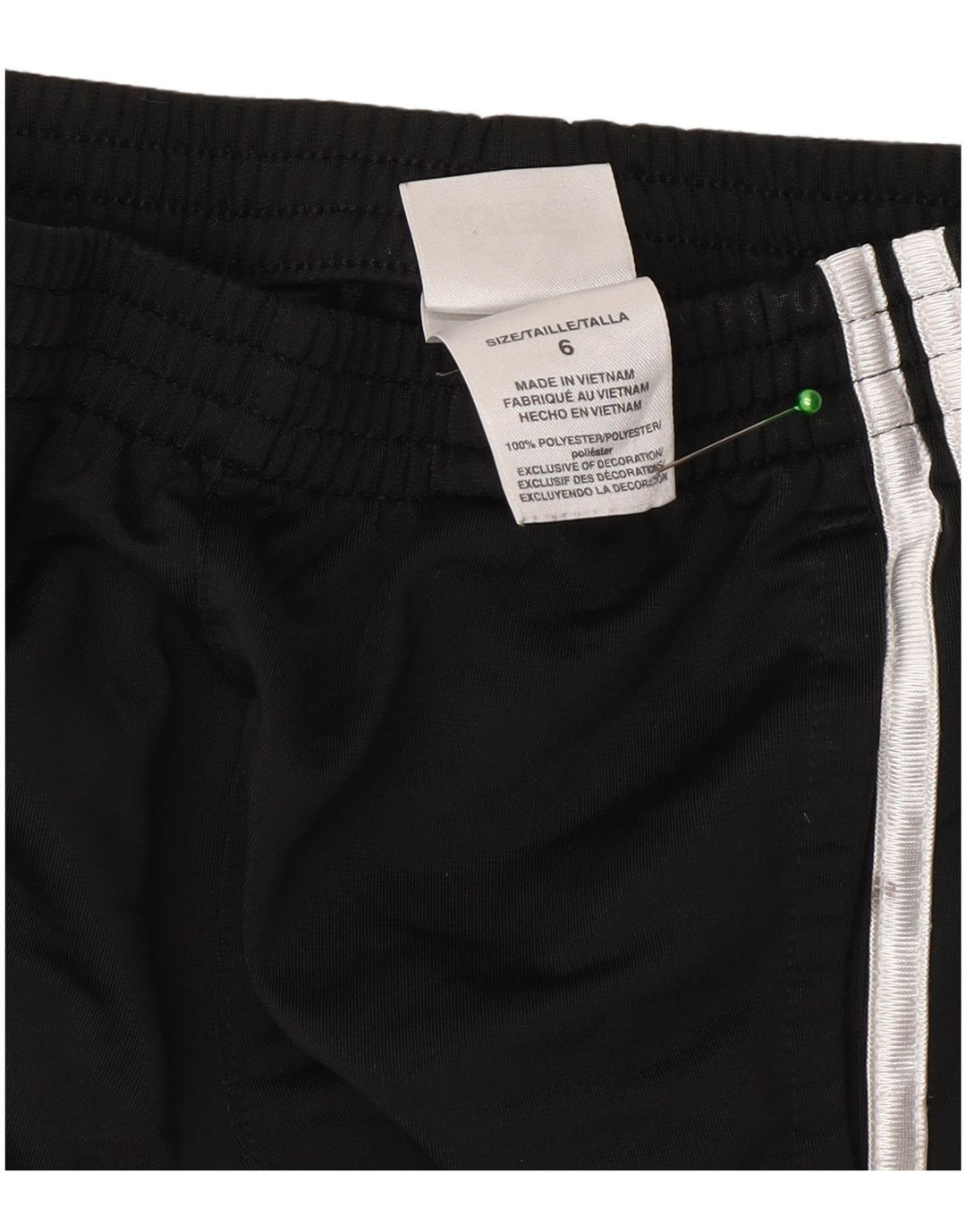 Adidas Drenge Træningsdragt Bukser 5-6 år Sort Polyester