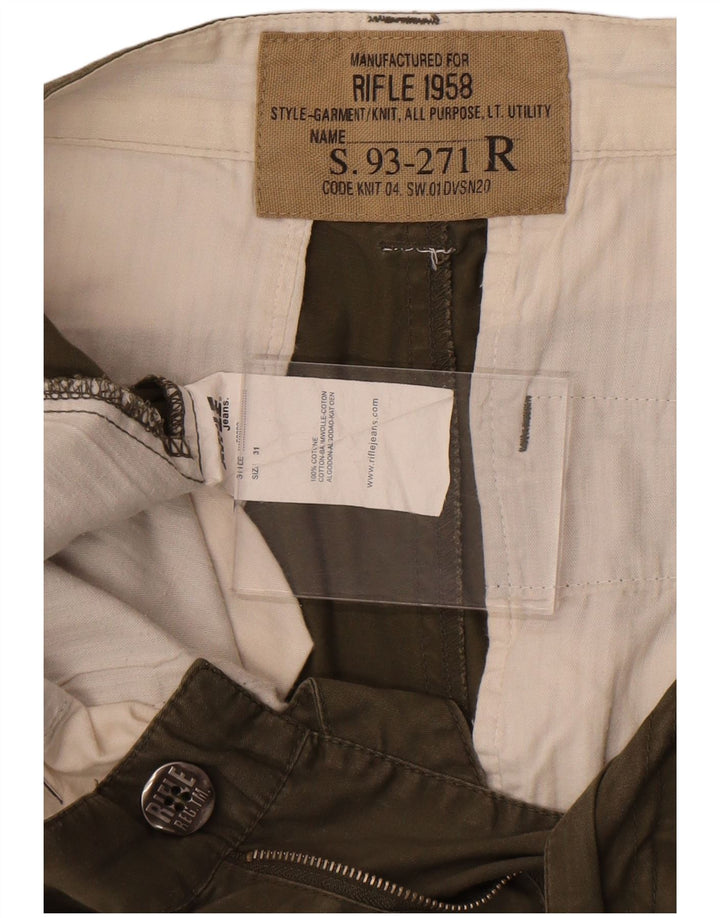 Rifle Herre Chino Shorts W31 Medium Khaki Bomuld