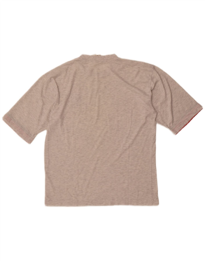 Lotto Herre grafisk T-shirt Top Medium Grå Flecked