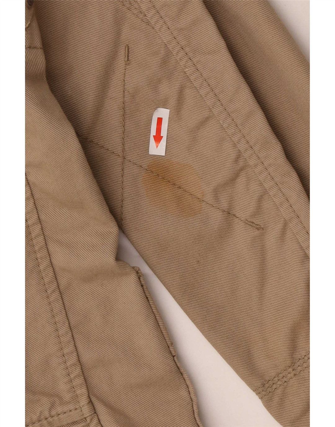 Murphy & Nye Mens Utility Jacket UK 40 Large Beige Cotton