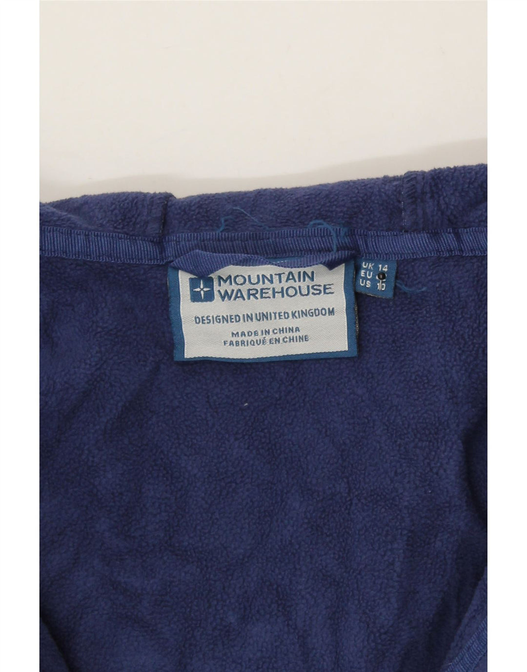 MOUNTAIN WAREHOUSE Womens Windbreaker Jacket UK 14 Large Navy Blue Vintage Mountain Warehouse and Second-Hand Mountain Warehouse from Messina Hembry 