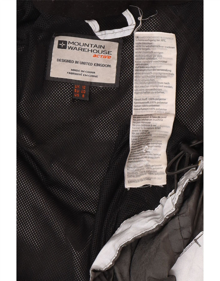 Mountain Warehouse Dame Windbreaker Jacket UK 12 Medium Grey Sports