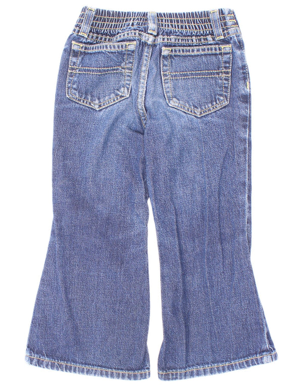 Tommy Hilfiger Piger Flared Jeans 2-3 År W20 L14 Blå Bomuld