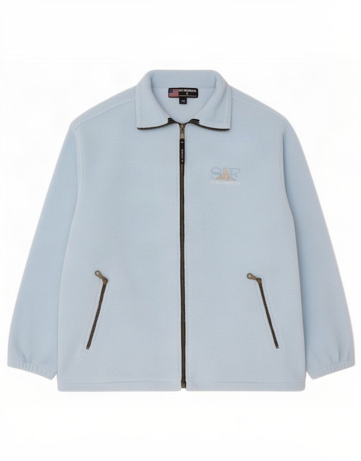 Vintage fleecejakke til mænd UK 38 Medium Blue