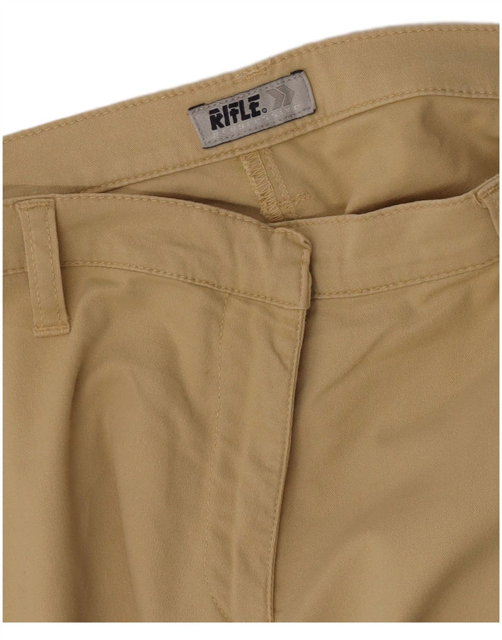 Rifle Dame Straight Cropped Bukser W28 L25 Beige