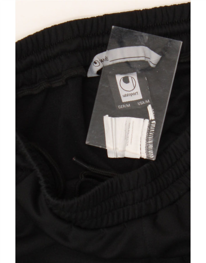 UHLSPORT Grafisk træningsdragt bukser til kvinder UK 12 Medium Black Polyester