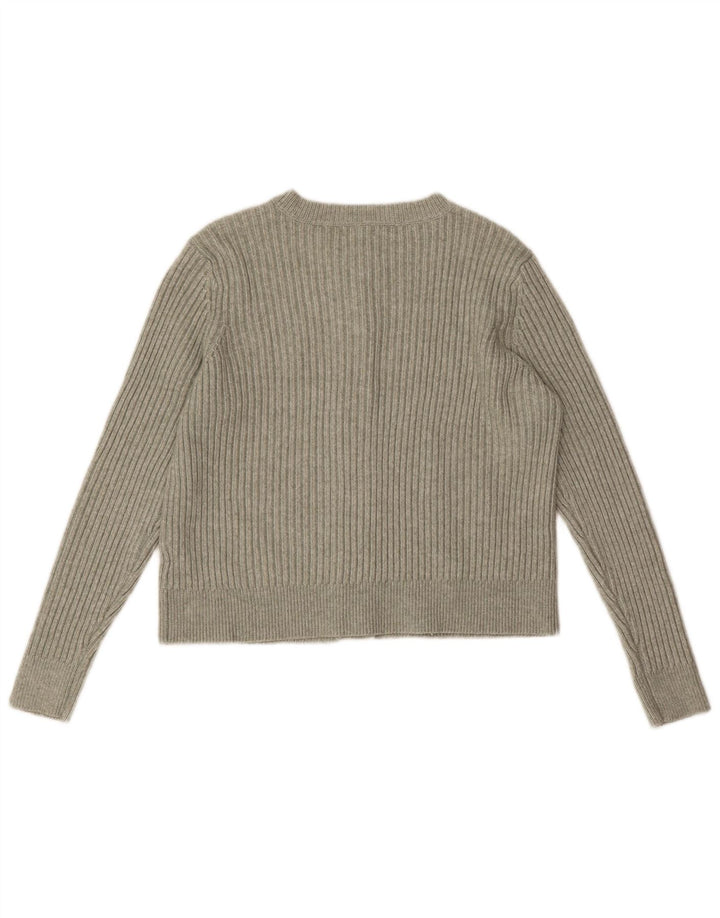 Marks & Spencer Dame Cardigan Sweater UK 16 Large Green Polyester