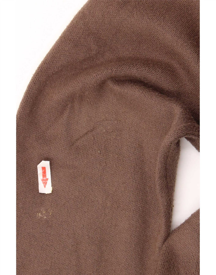Massimo Dutti Herre Cardigan Sweater Stor Brun Viscose