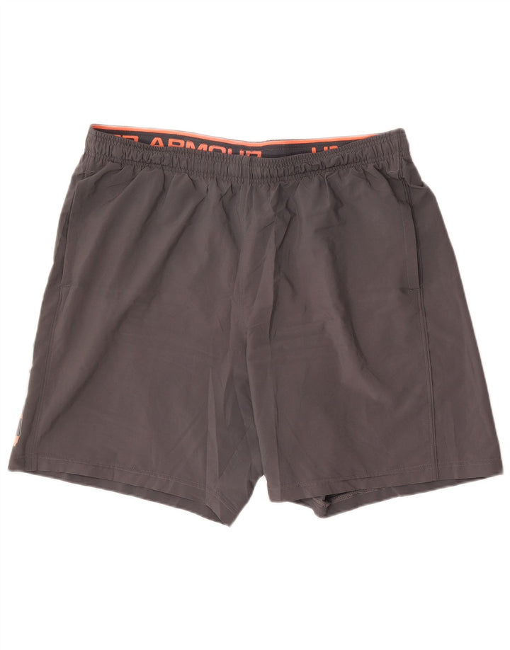 Under Armour Herre grafiske sportsshorts XL Grå