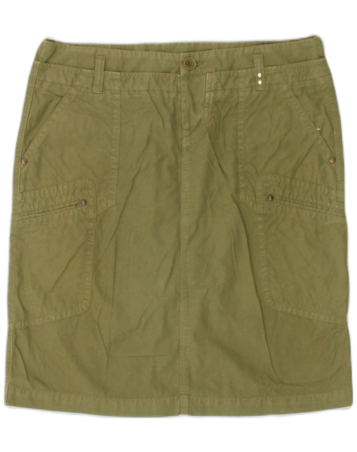 GAS Womens Cargo Skirt W32 Large Khaki Cotton | Vintage Gas | Thrift | Second-Hand Gas | Used Clothing | Messina Hembry 