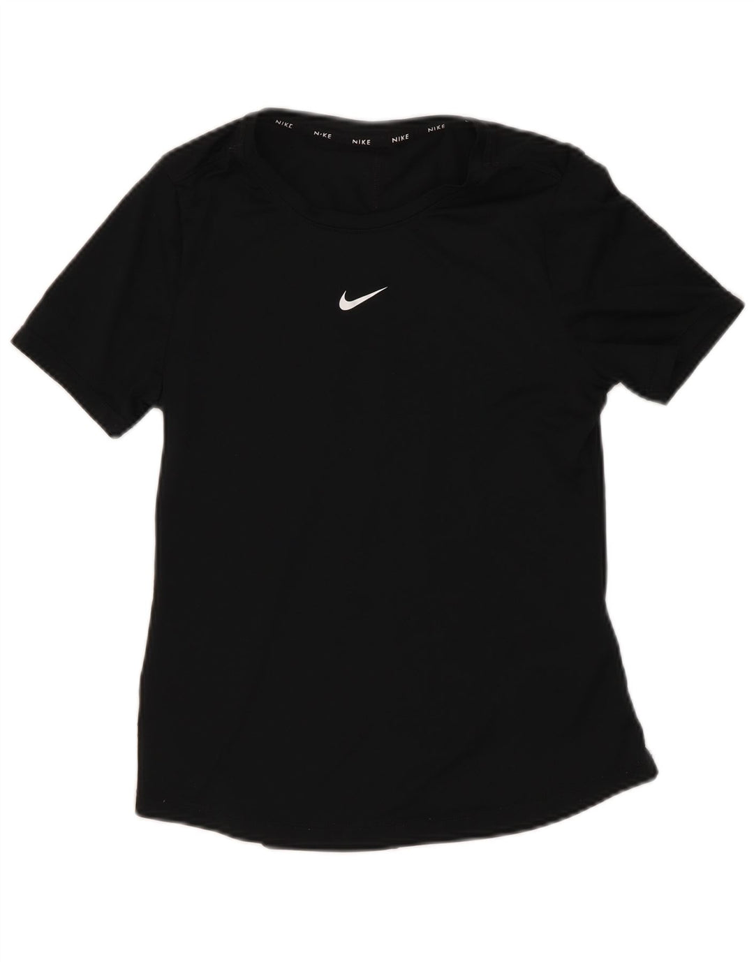 Nike Girls Dri Fit T-Shirt Top 10-11 år Medium Sort Polyester