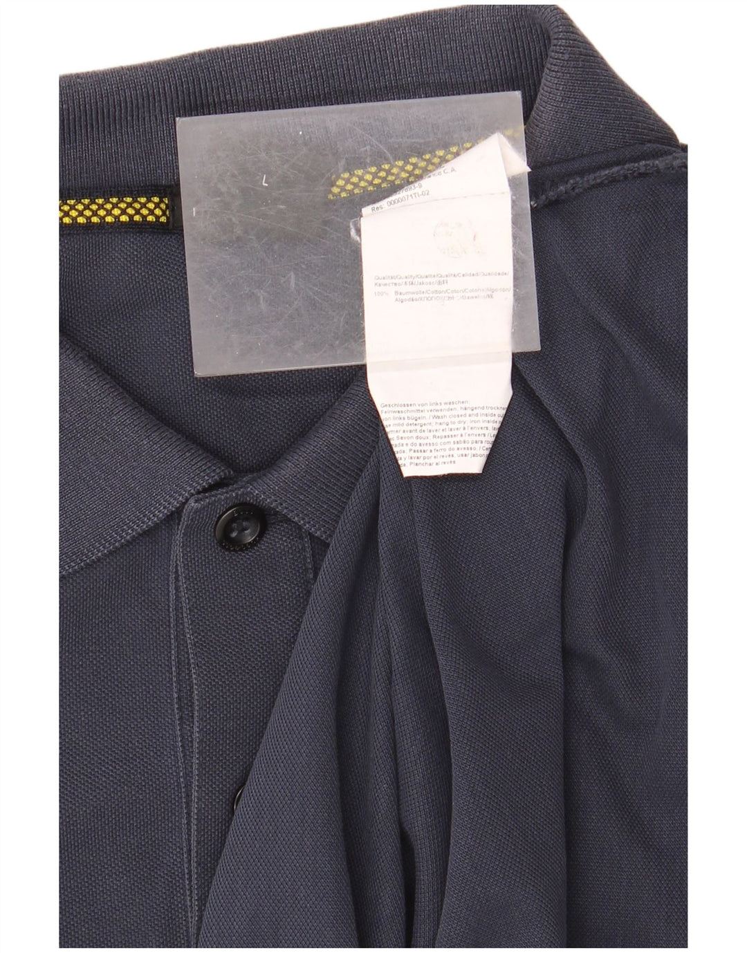 HUGO BOSS Poloshirt til mænd Stor marineblå bomuld