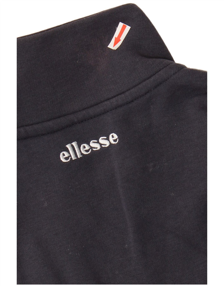 Ellesse Herre grafisk træningsdragt Topjakke XL Marineblå Colourblock Bomuld