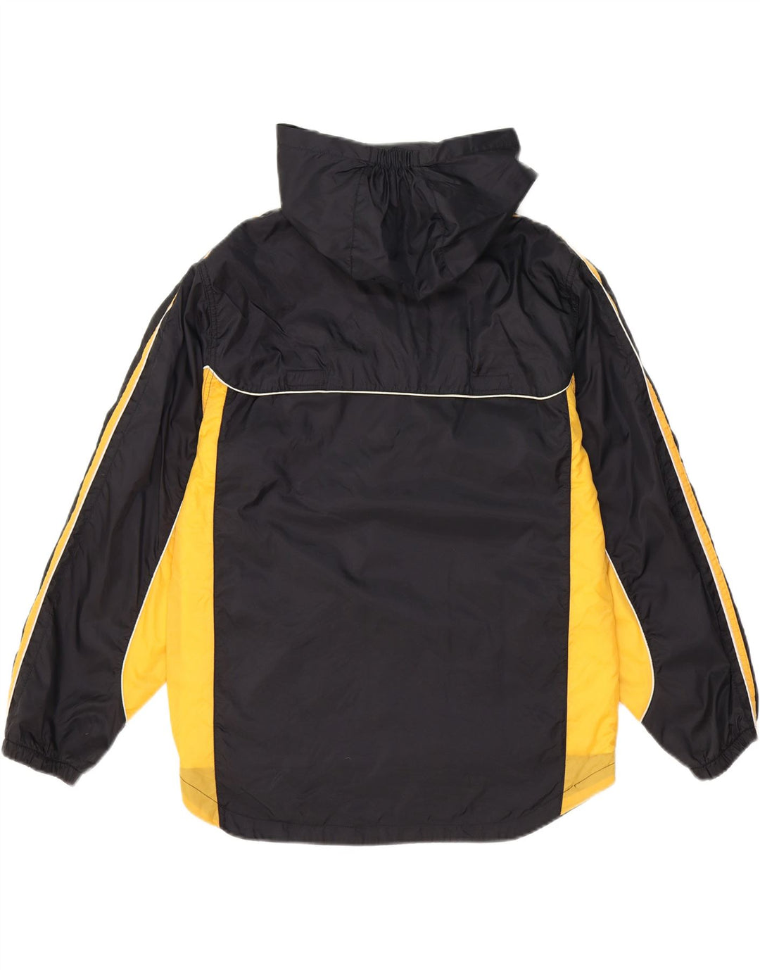 STARTER Boys Hooded Windbreaker Jacket 15-16 Years XL Black Colourblock Vintage Starter and Second-Hand Starter from Messina Hembry 