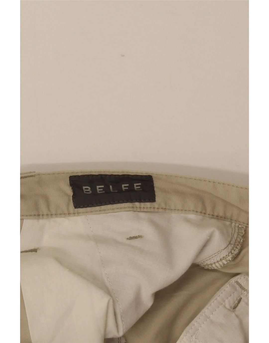 BELFE & BELFE Herre Cargo Shorts W34 Large Beige Bomuld