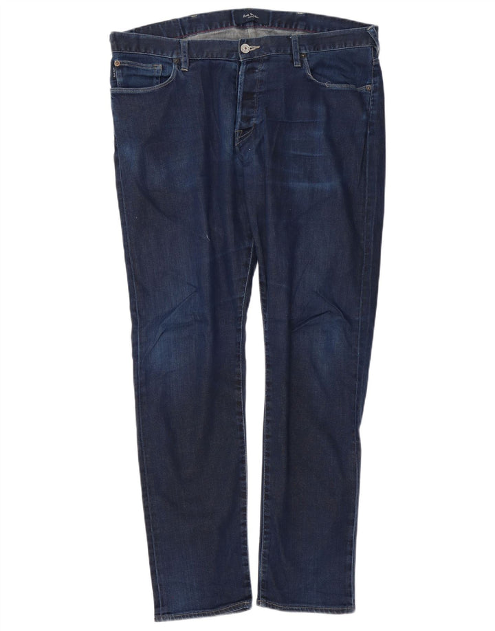 Paul Smith Slim Jeans til mænd W36 L30 Marineblå Bomuld