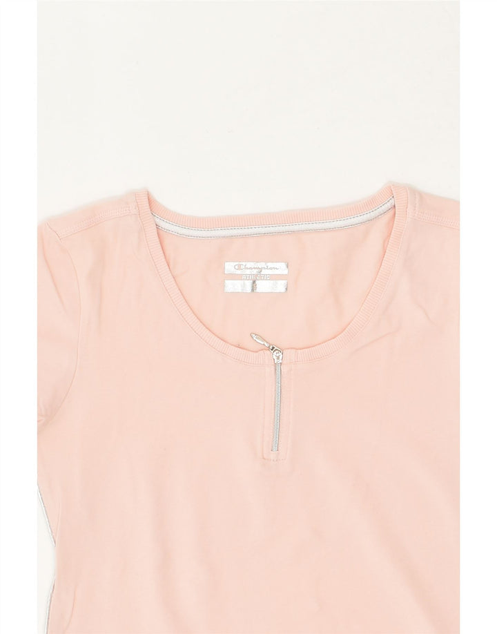 CHAMPION Womens Blouse Top UK 8 Small Pink | Vintage Champion | Thrift | Second-Hand Champion | Used Clothing | Messina Hembry 