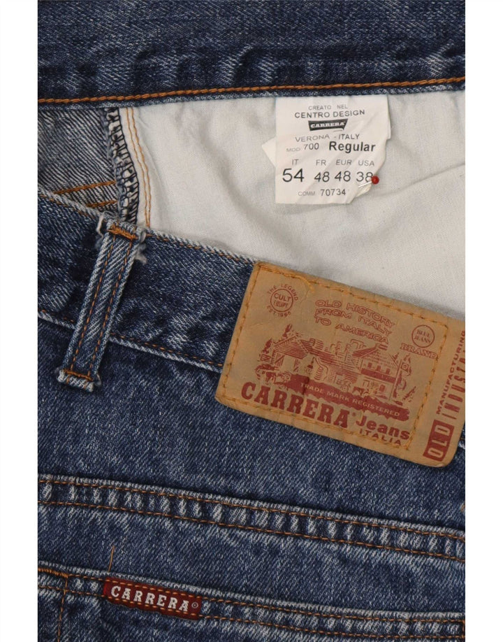 Carrera Dame 700 Straight Jeans W38 L30 Blå Bomuld