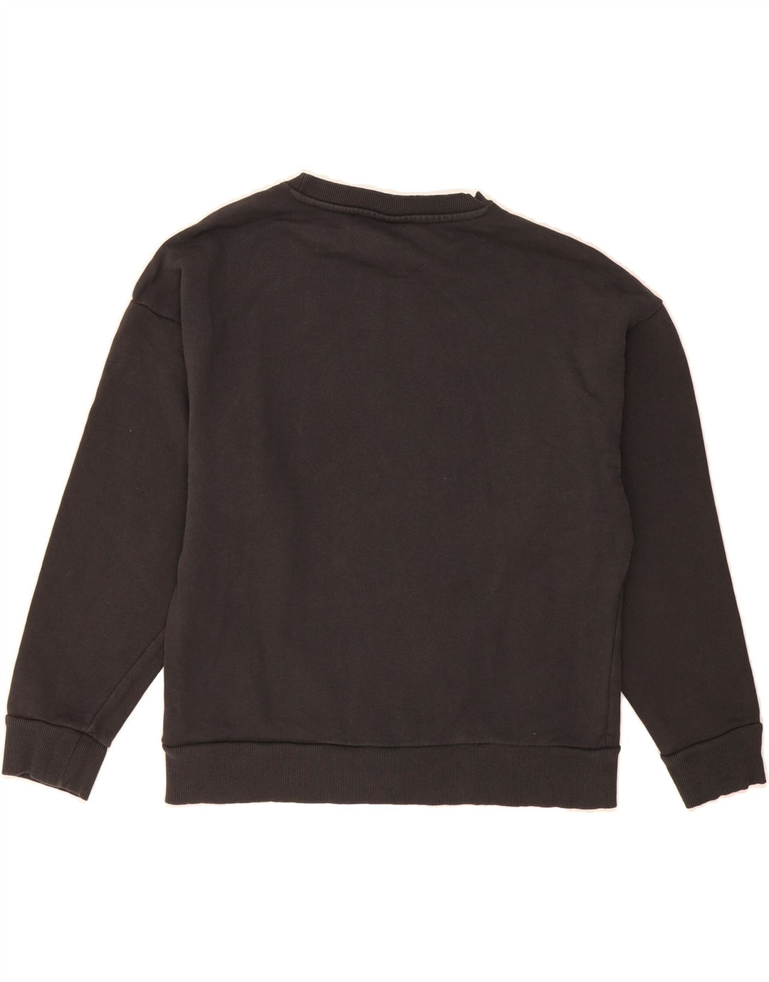PUMA Womens Graphic Sweatshirt Jumper UK 10 Small Black Cotton Vintage Puma and Second-Hand Puma from Messina Hembry 