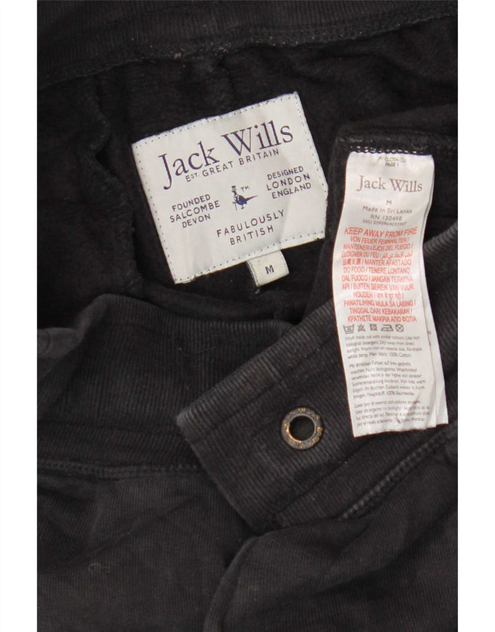 Jack Wills Herre grafisk træningsdragt Bukser Joggers Medium Sort Bomuld