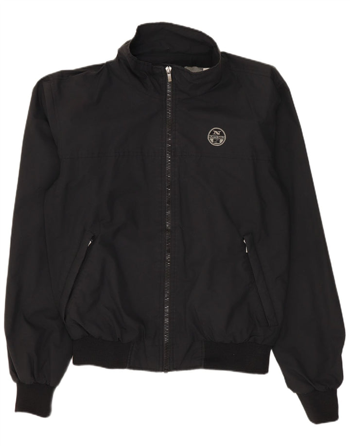 North Sails Herre Bomber Jacket UK 36 Small Navy Blue Nylon