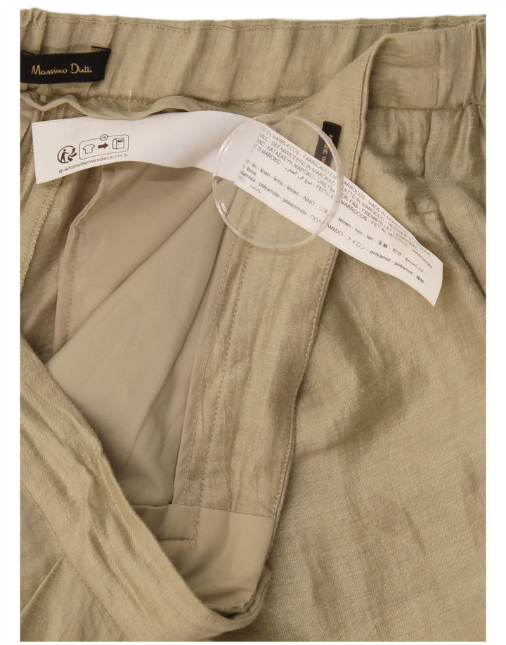 Massimo Dutti Dame Lige Chinobukser EU 40 Medium W30 L28 Beige