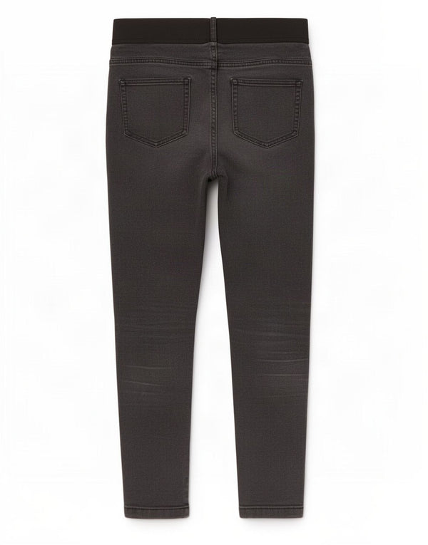 Marks & Spencer Dame Jegging Jeans UK 12 Medium W32 L28 Sort Bomuld