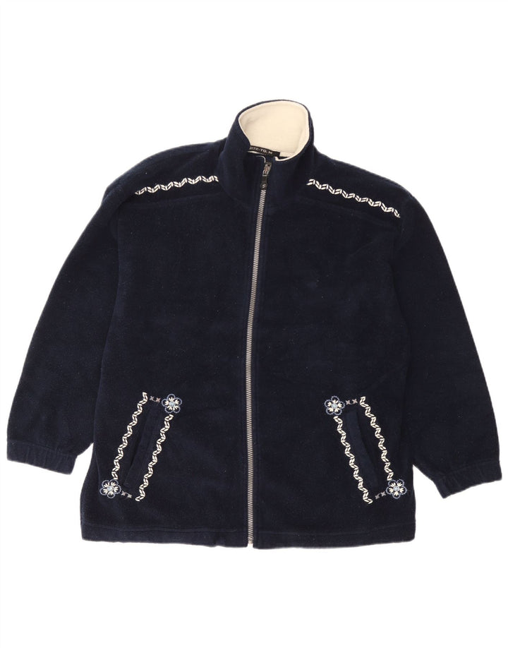 Campagnolo Dame Fleecejakke UK 14 Medium Navy Blue