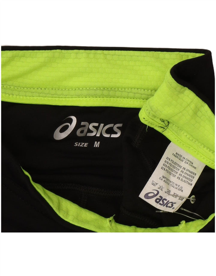 Asics Womens Grafiske Capri Leggings UK 12 Medium Black Polyester