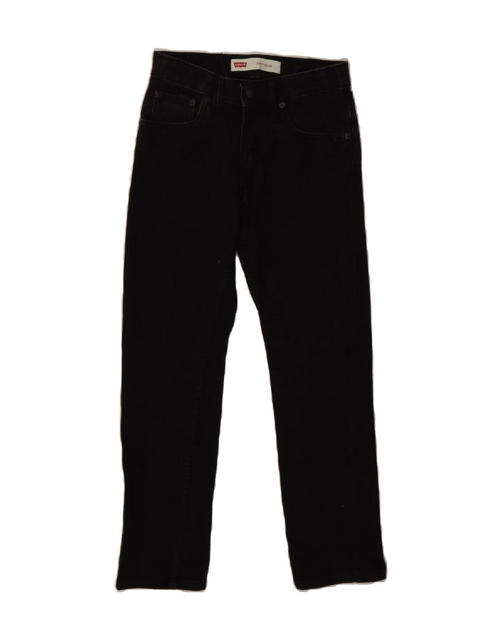 LEVI'S Boys 511 Slim Jeans 9-10 Years W25 L25 Black Cotton Vintage Levi's and Second-Hand Levi's from Messina Hembry 