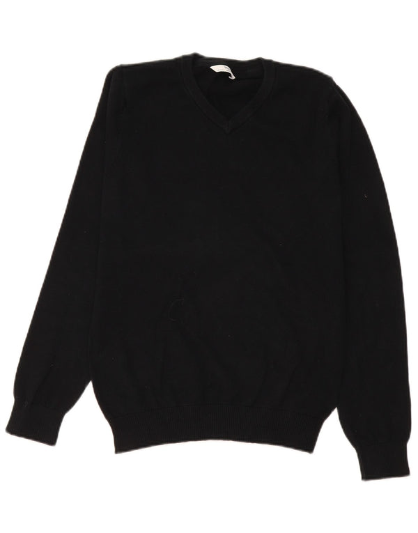 Marks & Spencer Boys V-hals sweater 14-15 år Sort bomuld
