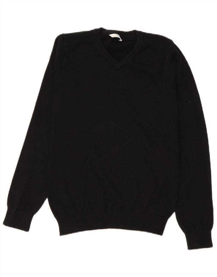 Marks & Spencer Boys V-hals sweater 14-15 år Sort bomuld