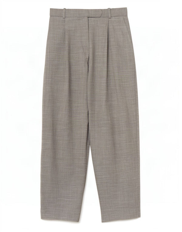 Topshop Dame Loose Fit Cropped Trousers UK 12 Medium W28 L24 Grå