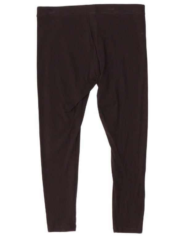 Marks & Spencer Womens Leggings UK 14 Large Black Bomuld