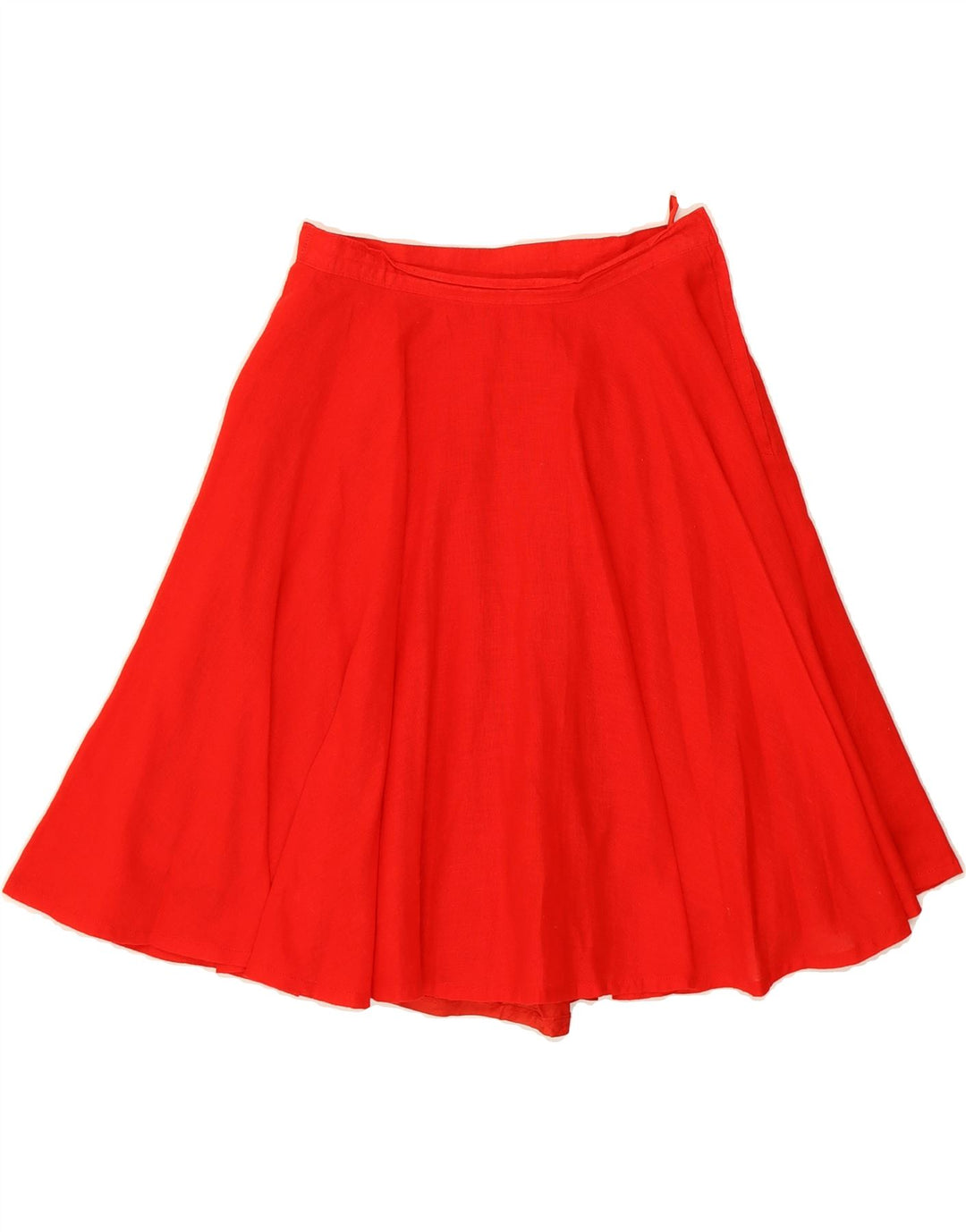 VINTAGE Womens A-Line Skirt W26 Small Red Vintage Vintage and Second-Hand Vintage from Messina Hembry 