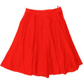 VINTAGE Womens A-Line Skirt W26 Small Red Vintage Vintage and Second-Hand Vintage from Messina Hembry 