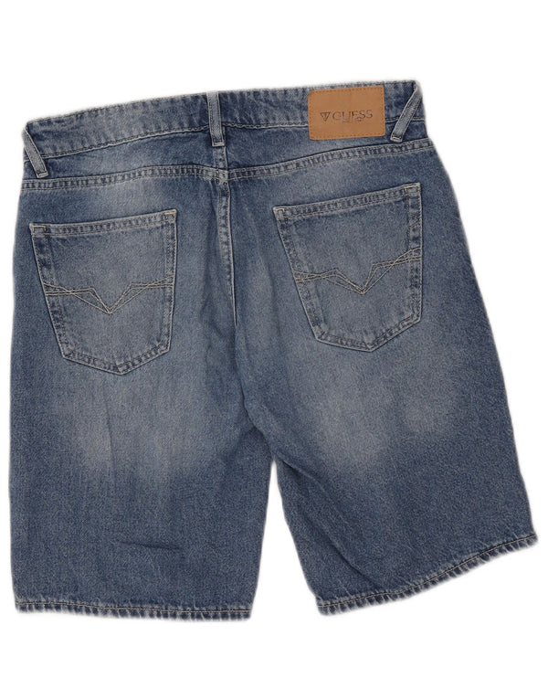 Guess denimshorts til kvinder W30 mellemblå bomuld