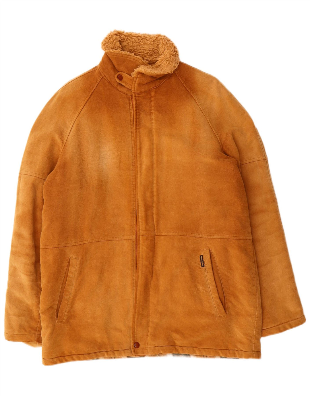 Wrangler Herre Windbreaker Jacket UK 40 Large Beige