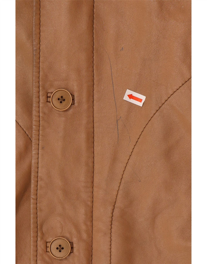 Vintage herre læderjakke IT 48 Medium Brun