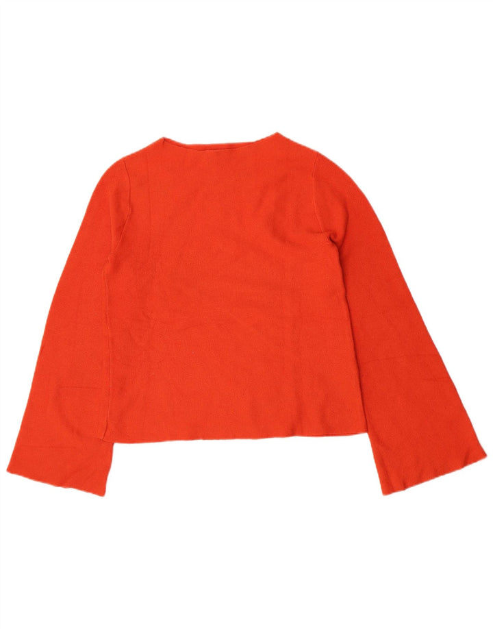 Oasis Dame Top Langærmet UK 6 XS Orange Viscose