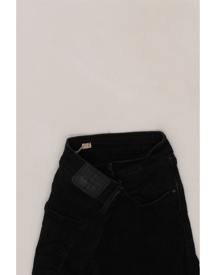 LEVI'S Womens Classic Mid Rise Skinny Jeans US 8 Medium W28 L29 Black Vintage Levi's and Second-Hand Levi's from Messina Hembry 