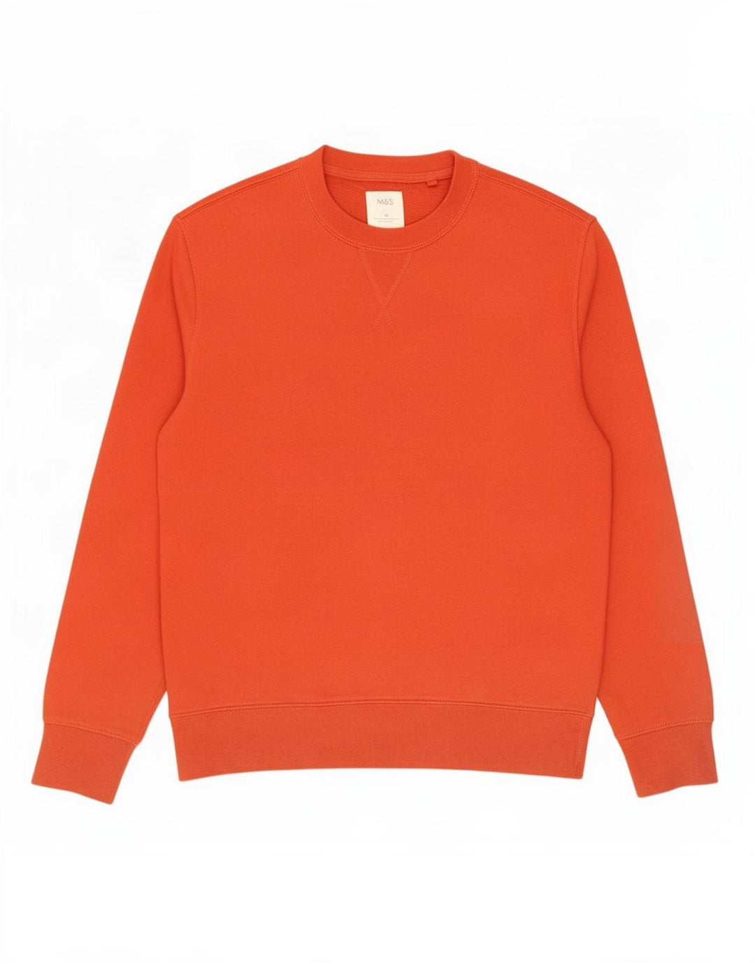 Marks & Spencer Herre sweatshirt Jumper Medium Rød Bomuld